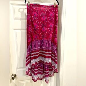 Blue Boheme midi skirt M